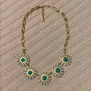 Gold Flowered Necklace